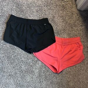 DSG Women's Black and Coral Athletic Shorts